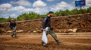 פגיעה בנתב''ג צילום: Chaim Goldberg,Flash90 פוליטי